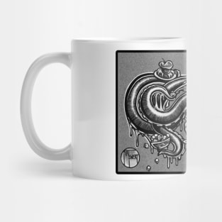 Tentacles In a Tea Cup - Black Outlined Version Mug